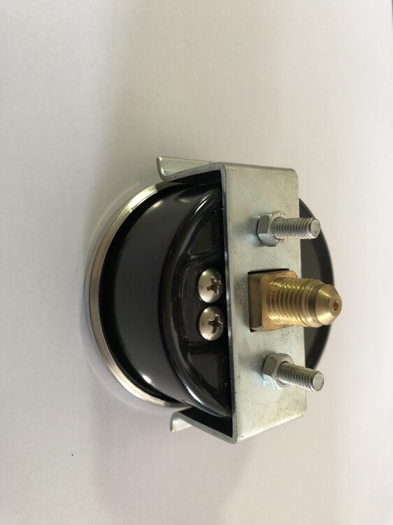 Oil-filled refrigeration pressure gauge